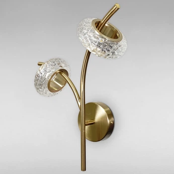 Настенный LED светильник Бра на два плафона Light House LS-18070-2 BRZ 6W бронза