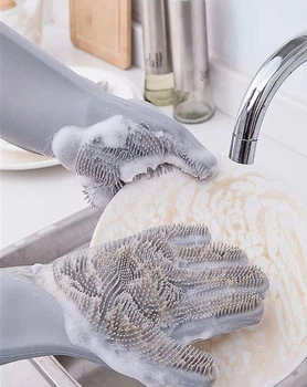 Перчатки для мытья посуды Super Gloves в коробке (338025)