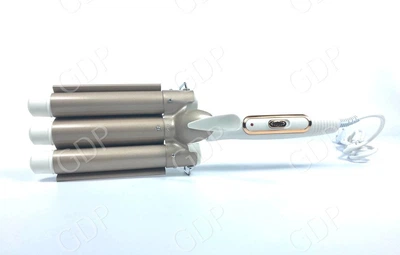 Плойка PRO Professional hair curler 1988 тройная волна бронзовая
