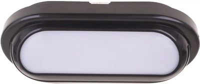 Настінний вуличний світильник Brille AL-14H/15W NW IP54 BK (34-535)