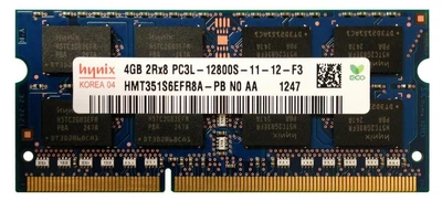 Оперативна пам'ять SK hynix 4 GB SO-DIMM DDR3L 1600 MHz (HMT351S6EFR8A-PB)