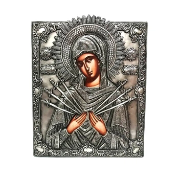Ікона Семистрільна 250х220 срібло