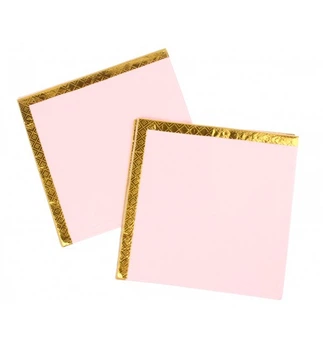 Серветки святкові "Powdery&gold" (20 шт.), Польща, розмір - 33х33 см.