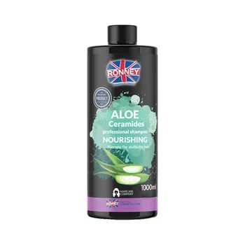 Шампунь зволожуючий RONNEY ALOE AND CERAMIDES для тьмяного та сухого волосся 1000 мл ( 5060589155923 )