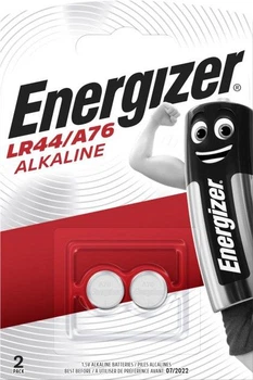 Батарейка ENERGIZER LR44/A76 Alkaline 2шт. (10)