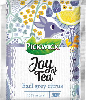 Чай чорний Pickwick Joy of Tea Earl Grey Citrus Цитрусовий з ароматом бергамота 15 пакетиків (8711000483312)