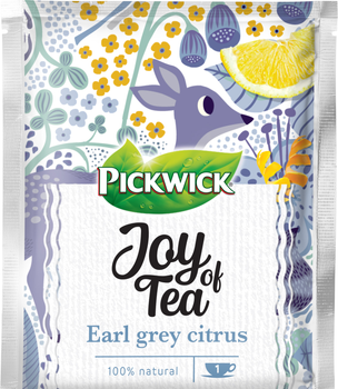 Чай чорний Pickwick Joy of Tea Earl Grey Citrus Цитрусовий з ароматом бергамота 15 пакетиків (8711000483312)