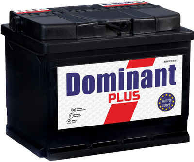 Автомобильный аккумулятор Dominant PLUS 75 Ач (-/+) 680 A (DN-612020)