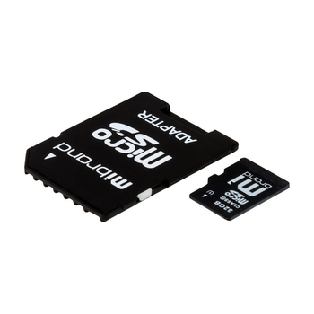 Карта памяти Wibrand MicroSDHC 32gb 10 Class & Adapter, Black