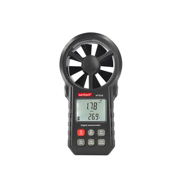 Анемометр Benetech Wintact WT87B (0,20-30,00 м/с; 99990 м3/м) с USB-интерфейсом гигрометром и термометром (mdr_5309)