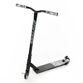 Самокат трюковый Explore Spade (HIC) Black ABEC-9 110 мм + пега