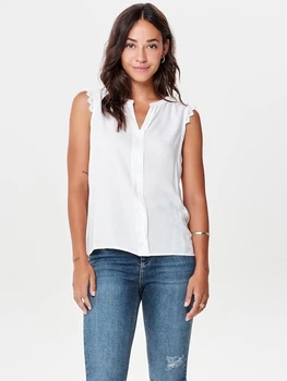 Блуза Only 15157656 XL (96060XL) Белый