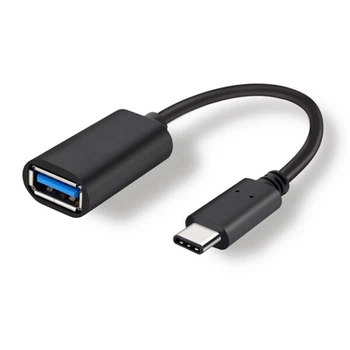 Переходник USB 3.0 > Type-C Atcom черный, OTG, (USB 3.0 (мама) - Type-C (папа)) (11310)