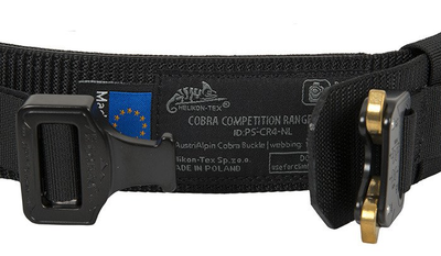 Ремінь тактичний Helikon - Cobra Competition Range Belt® - Black - PS-CR4-NL-01 - Розмір M