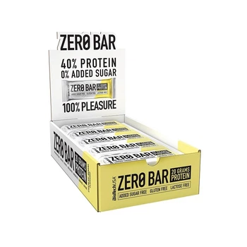 Блок батончиків Biotech Zero Bar 50 г Шоколад - банан 20 шт(769106)