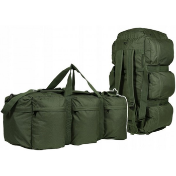 Тактичний Рюкзак/Сумка 2в1 Mil-Tec Combat Duffle Bag Tap 98л 85 x 34 x 29 см Зелений