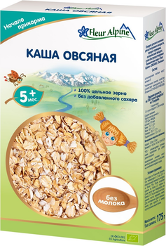 Безмолочна органічна каша Fleur Alpine вівсяна 175 г (4006303632036)