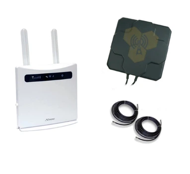 4G WI-FI роутер Strong 300 с кабелем и наружной MIMO антенной DP9
