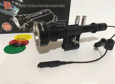 Багатофункціональний, практичний підствольний ручний ліхтарик Police Q2805-T6 тактовний ручний ліхтар для зброї