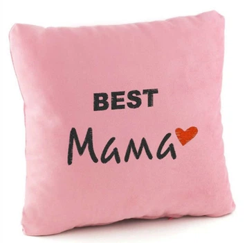 Подушка Best Мама Розовая