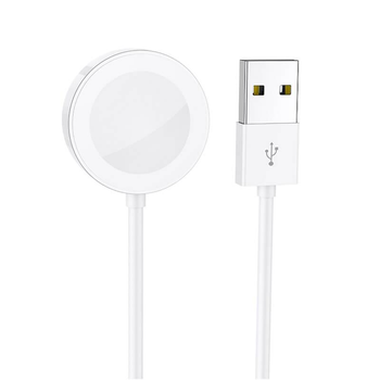 Зарядний пристрій для Apple Watch 1/2/3/4/5/6/SE бездротовий BOROFONE BQ13. White
