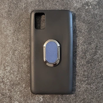 Чохол Shell Mate з Синім Кільцем для ZTE Blade A31 Black