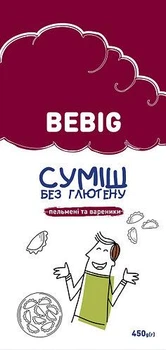 Смесь для выпечки без глютена для пельменей и вареников ТМ Bebig, 450 г