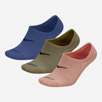 Набор носков Nike Everyday Plus Cush Footie DH5463-995 34-38 3 пары Мультиколор (195244773299)