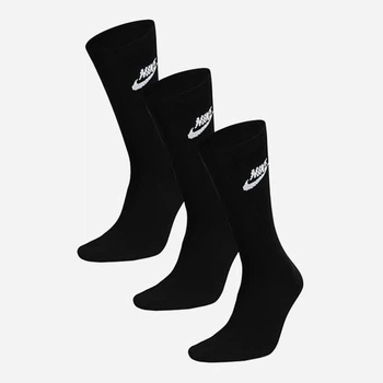 Набор мужских носков высоких Nike Everyday Essential DX5025-010 42-46 3 пары Черный (196148785661)