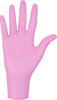 Перчатки медицинские Mercator Medical Nitrylex® Pink нитриловые нестерильные неопудреные S 100 шт Розовые (6736098)