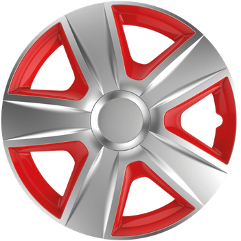 Колпаки на колеса Elegant R16 Esprit silver&red