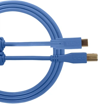 Кабель UDG Ultimate Audio Cable USB 2.0 C-B Blue Straight 1.5m