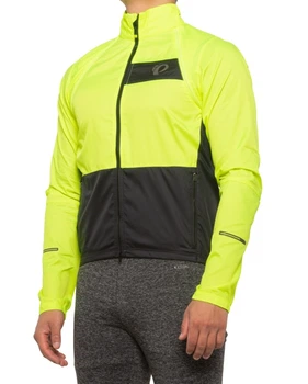 Велокуртка Pearl Izumi ELITE Escape Convertible Cycling Jacket yellow 2 в 1 Розмір S (вітровка велосипедна вітрозахисна чоловіча)