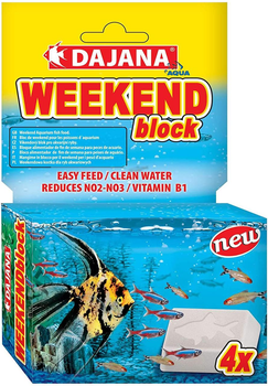 Корма Dajana Block WEEKEND для рыб