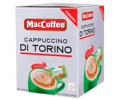 Кава MacCoffee Cappuccino Di Torino Кориця 10 шт