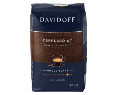 Кофе Davidoff Cafe Espresso 57 в зернах 500 г