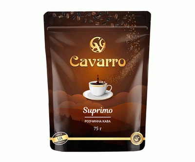 Кофе Cavarro Suprimo растворимый 75 г