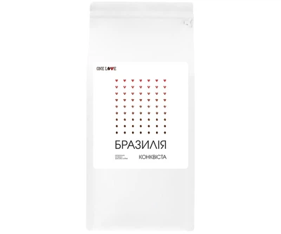Кофе One Love Бразилия Конквиста espresso в зернах 1 кг