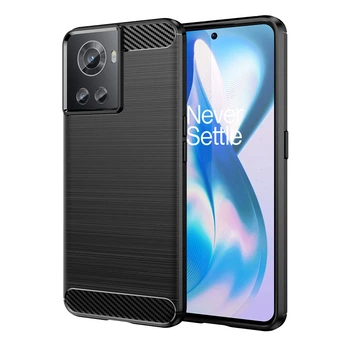 Чохол Lenuo Carbon Fiber для OnePlus Ace / 10R Black