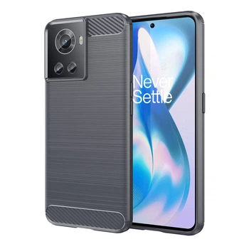 Чохол Lenuo Carbon Fiber для OnePlus Ace / 10R Grey