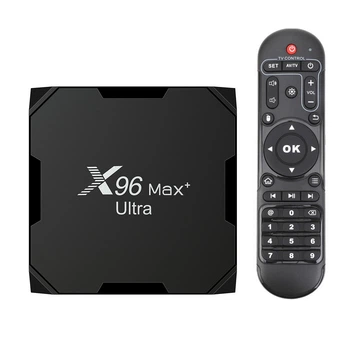 Смарт ТВ приставка X96 Max+ Plus ULTRA 4/32 Гб Smart TV Box Android 11 (636-3)