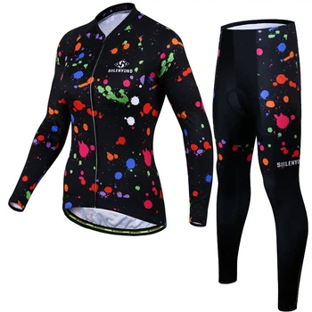 Вело костюм женский Siilenyond SW-CT-05702 Graffiti 3XL яркий велокомплект одежды