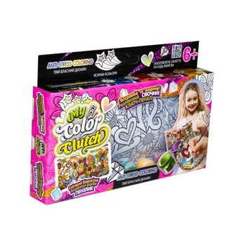 Пенал розмальовка "My color Clutch" Danko Toys CCL-01-01U (Love)