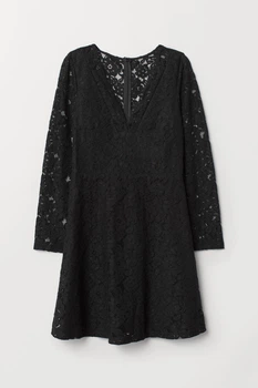 Платье H&M 32 черный 712664929