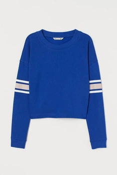 Світшот синій укорочений H&M 146-152cм (40006324)