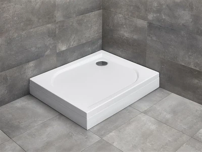 Душевой поддон RADAWAY Delos D 80x75 с панелью правый 4D87514-03R