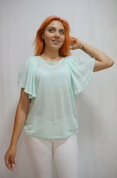 Блуза Pedro del Hierro 4533704-25-03-099 M світло-м'ятний 1804