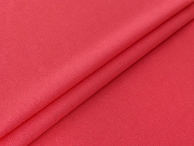 Ткань Лен вискоза 55/45, кораллово-розовый, пог. м. (л30, 2107043, цв31)