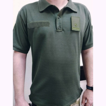 Військова тактична футболка з коротким рукавом Поло 60 Хакі