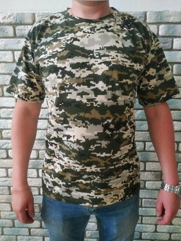 Літня військова тактична футболка 44 Піксель